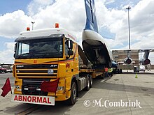 CTF East DAF XF - Loading Starlite Super Puma into Silkway IL76
