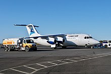 Summit Air Avro RJ85 operating for First Air